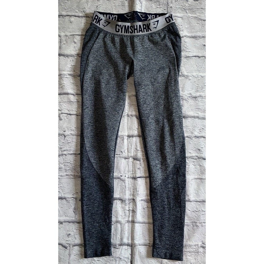 Gymshark Leggings Womens Size Small‎ Gray Flex High Waisted Fitted Pants